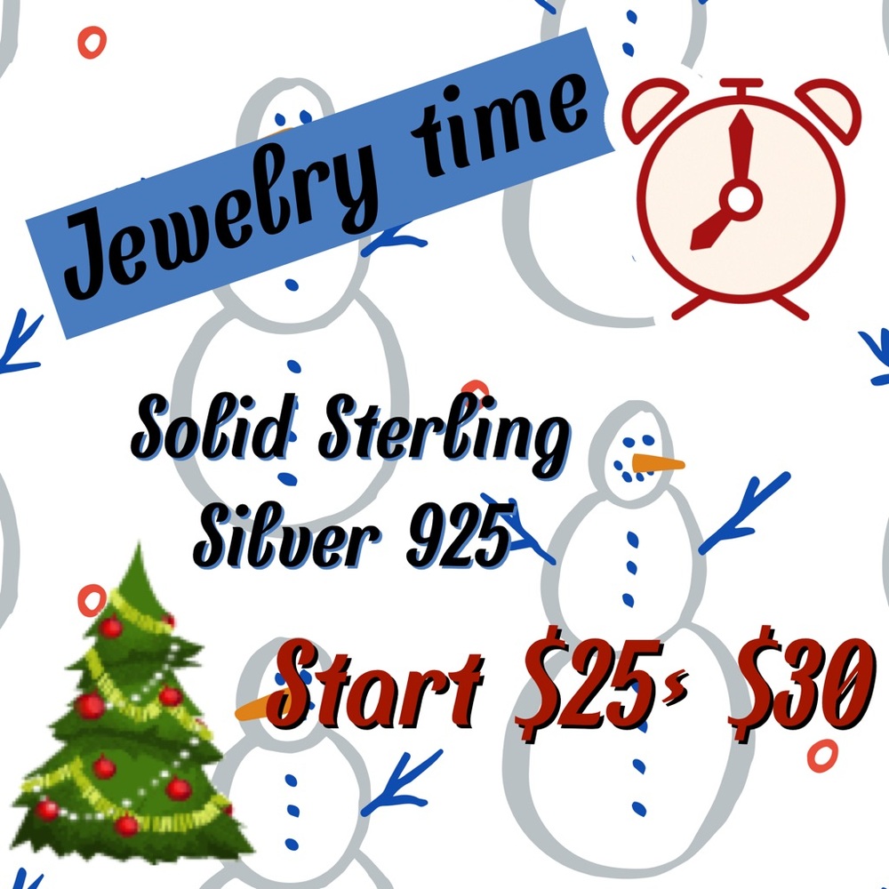 Solid Sterling Silver 925 Ring Size 7 - image 1